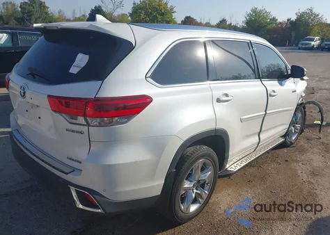 2017 Toyota Highlander Hybrid Limited Platinum from USA, damaged, VIN 5TDDGRFH7HS023184